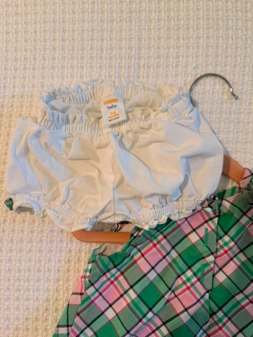 Gymboree plaid matched set
